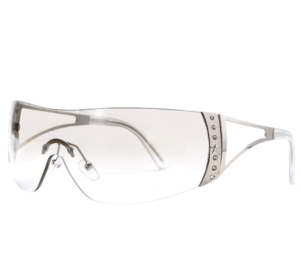 Tryst Wraparound Oversized Sunglasses