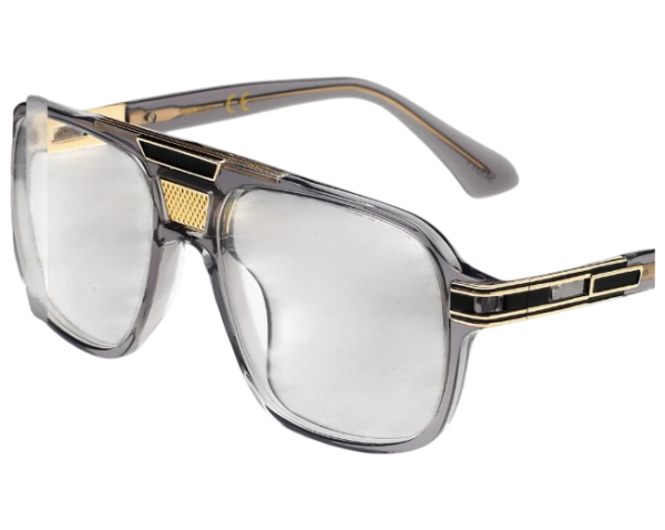 Scott Grey Rectangular Eyewear Frame