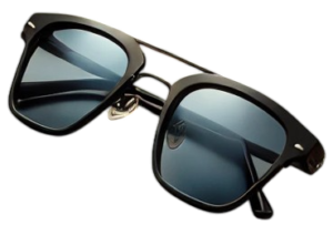 Twenty2 Black Aviator Sunglasses
