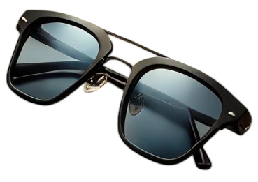 Twenty2 Black Aviator Sunglasses