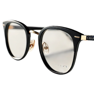 eagle & kyte black round shape